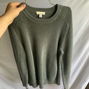 Gap Chunky Grey Cable-Knit Sweater M